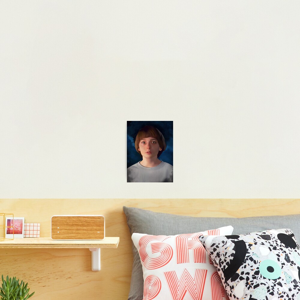 Will Byers Stranger Things Digital Portrait Postcard for Sale by NewQyu