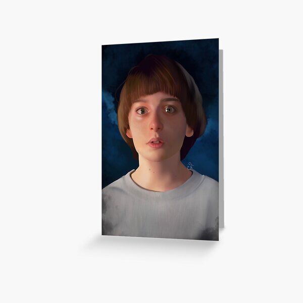 i'm a lonely planet now — [ID: digital art of Will Byers from Stranger