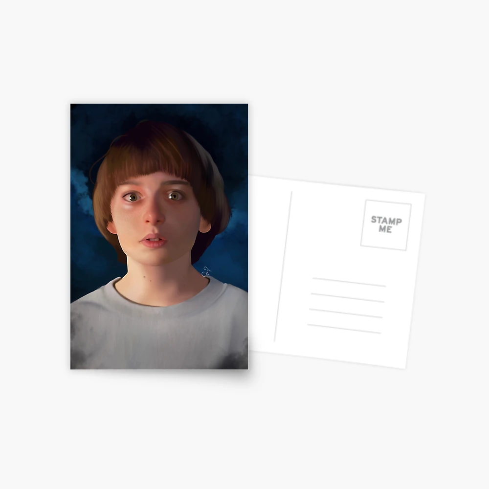 Will Byers Stranger Things Digital Portrait Poster for Sale by