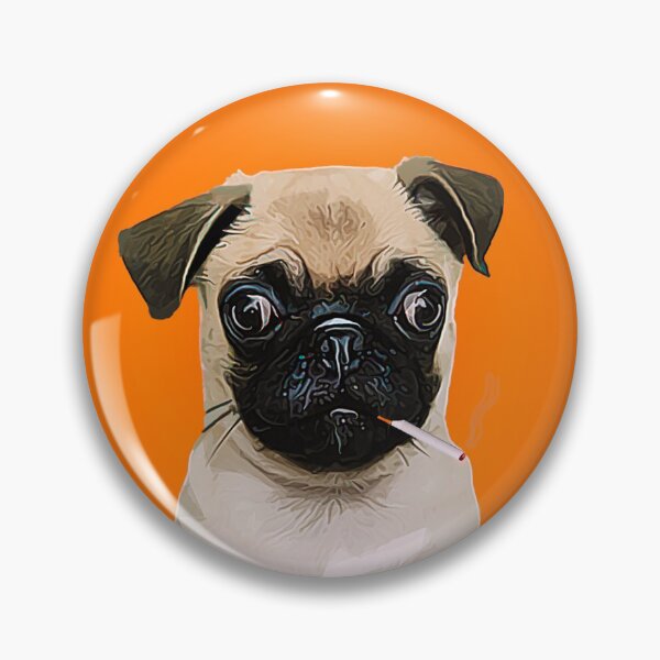 Item preview, Smoking Pug designed and sold by L'art Designs.
