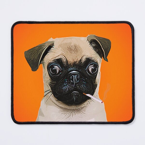 Item preview, Smoking Pug designed and sold by L'art Designs.