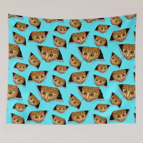 Item preview, ceiling cat - blue designed and sold by RaenaCreates.