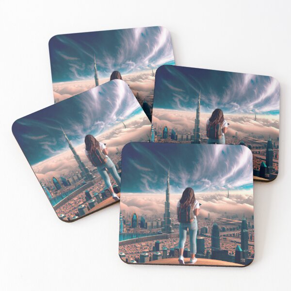 Item preview, Futuristic City Landscape designed and sold by Zestpond.