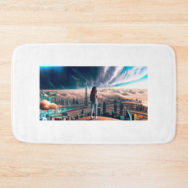 Item preview, Futuristic City Landscape designed and sold by Zestpond.