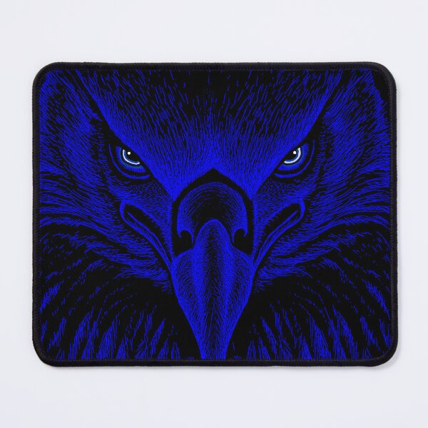 Item preview, AWESOME INTENSE EAGLE PORTRAIT deep blue designed and sold by THE AMERICAN TEEVANGELIST.