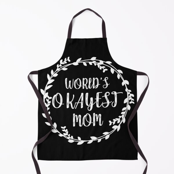 Item preview, world's okayest mom sticker, mom stickers, mom funny laptop stickers, funny sticker, mom laptop decal, sarcastic sarcasm mom tumbler sticker designed and sold by TomorrowQuotes.