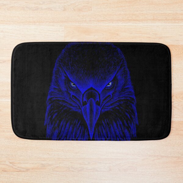 Item preview, AWESOME INTENSE EAGLE PORTRAIT deep blue designed and sold by THE AMERICAN TEEVANGELIST.