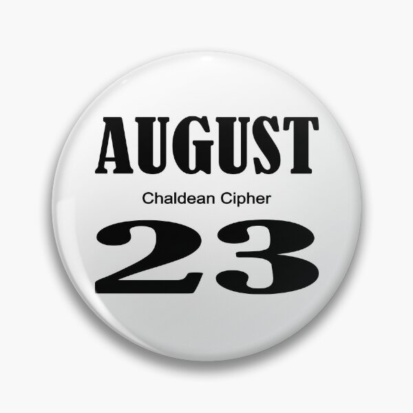 Item preview, August Chaldean Cipher 23 designed and sold by Scrambledwords.