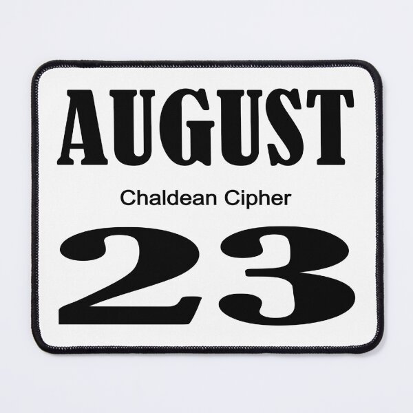 Item preview, August Chaldean Cipher 23 designed and sold by Scrambledwords.
