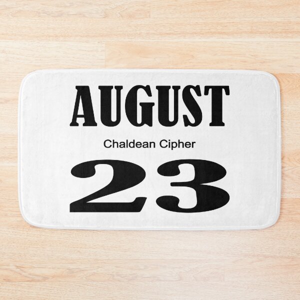 Item preview, August Chaldean Cipher 23 designed and sold by Scrambledwords.