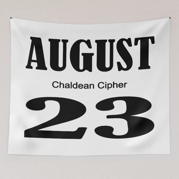 Item preview, August Chaldean Cipher 23 designed and sold by Scrambledwords.
