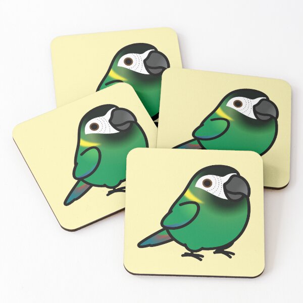 Item preview, Chubby Yellow Collared Macaw designed and sold by birdhism.