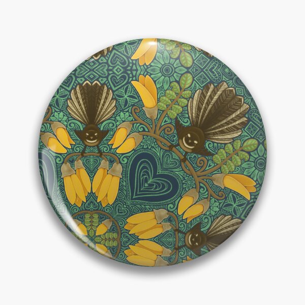 Item preview, Fantail & Kowhai Forest designed and sold by AprilAppleArt.