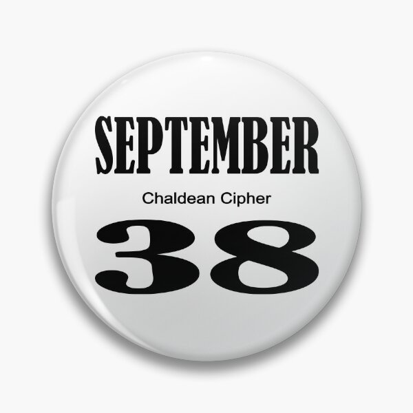 Item preview, September Chaldean Cipher 38 designed and sold by Scrambledwords.