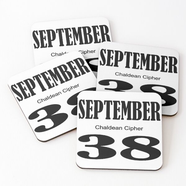 Item preview, September Chaldean Cipher 38 designed and sold by Scrambledwords.