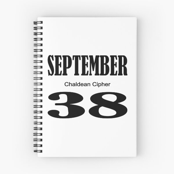 Item preview, September Chaldean Cipher 38 designed and sold by Scrambledwords.