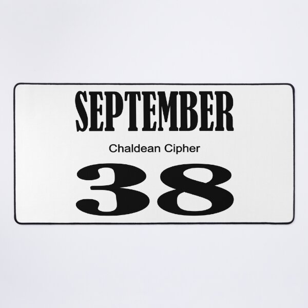 Item preview, September Chaldean Cipher 38 designed and sold by Scrambledwords.