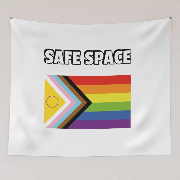 Item preview, Intersex Inclusive Pride Progress Pride Flag - SAFE SPACE designed and sold by Inspirationmotivation.