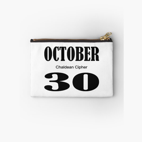 Item preview, October Chaldean Cipher 30 designed and sold by Scrambledwords.