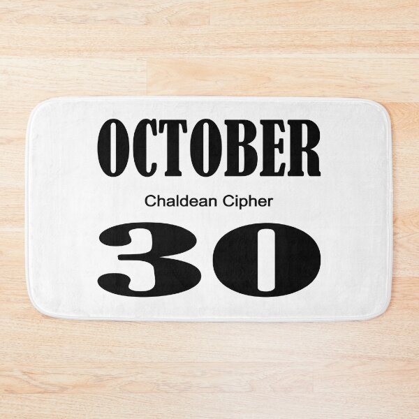 Item preview, October Chaldean Cipher 30 designed and sold by Scrambledwords.