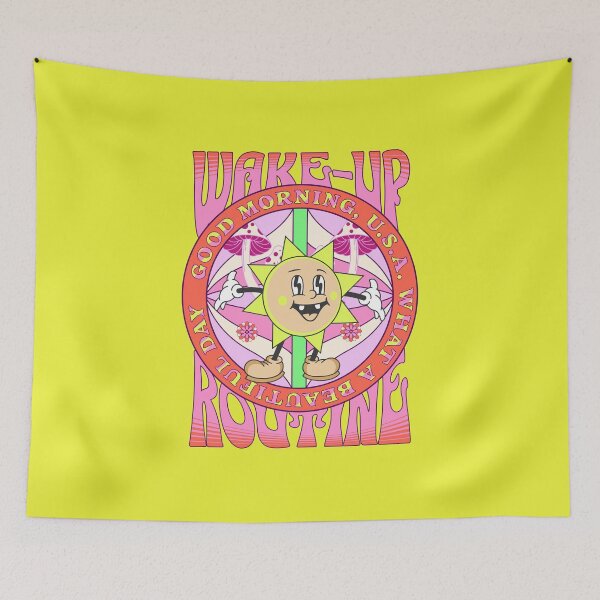 Item preview, WAKE UP ROUTINE GOOD MORNING U.S.A. WHAT A BEAUTIFUL DAY BY SAGFABULOUS designed and sold by SagFabulous.