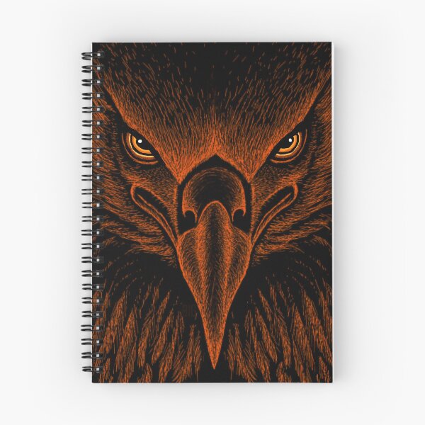 Item preview, AWESOME INTENSE EAGLE PORTRAIT orange designed and sold by THE AMERICAN TEEVANGELIST.