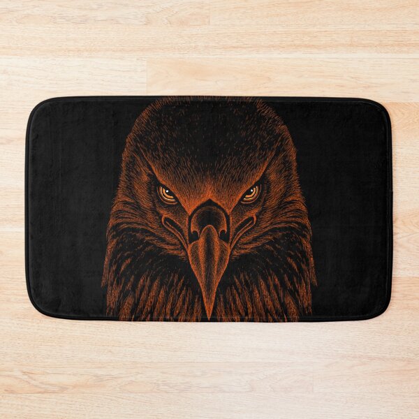 Item preview, AWESOME INTENSE EAGLE PORTRAIT orange designed and sold by THE AMERICAN TEEVANGELIST.