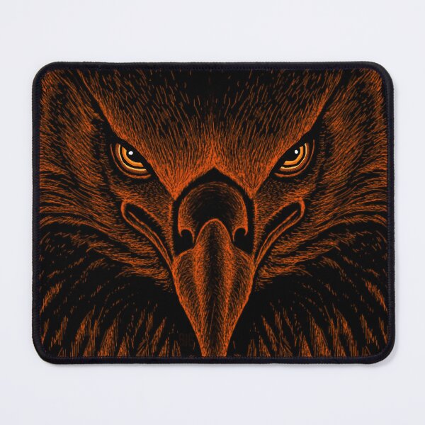 Item preview, AWESOME INTENSE EAGLE PORTRAIT orange designed and sold by THE AMERICAN TEEVANGELIST.