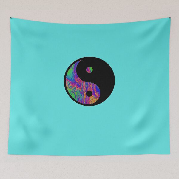 Item preview, Oil Slick Trippy Yin Yan  designed and sold by ElkeKlemm.