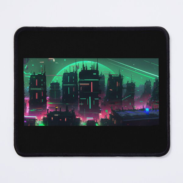 Item preview, Green Futuristic City designed and sold by Zestpond.