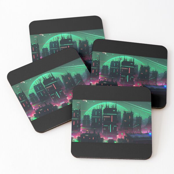 Item preview, Green Futuristic City designed and sold by Zestpond.