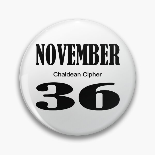 Item preview, November Chaldean Cipher 36 designed and sold by Scrambledwords.