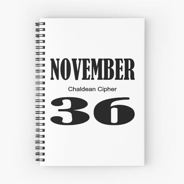 Item preview, November Chaldean Cipher 36 designed and sold by Scrambledwords.