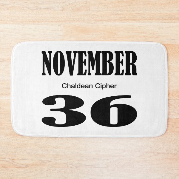 Item preview, November Chaldean Cipher 36 designed and sold by Scrambledwords.