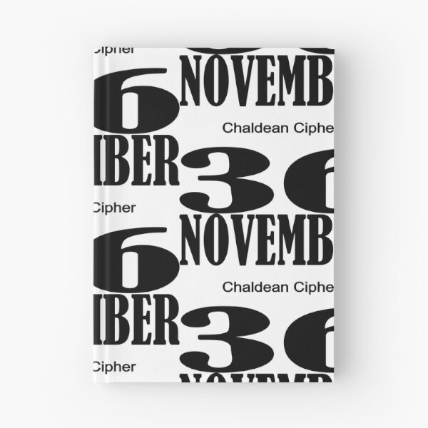 Item preview, November Chaldean Cipher 36 designed and sold by Scrambledwords.