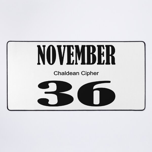 Item preview, November Chaldean Cipher 36 designed and sold by Scrambledwords.