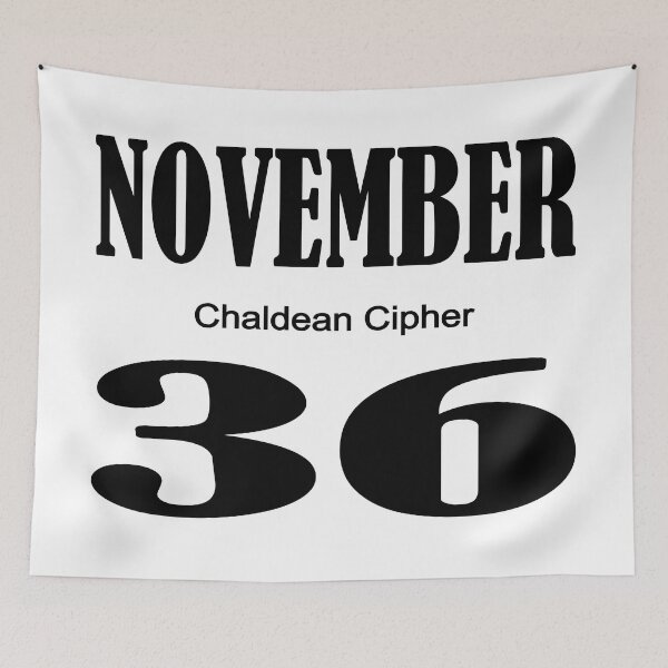 Item preview, November Chaldean Cipher 36 designed and sold by Scrambledwords.