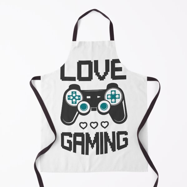 Item preview, Love Gaming with joystick and hearts - Gamer designs designed and sold by Marcia Motivos.