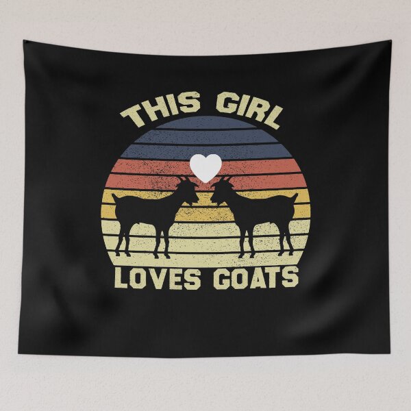 Item preview, Funny  This Girl Loves Goats  Animal Lover Goat Whisperer designed and sold by lahcen0102.