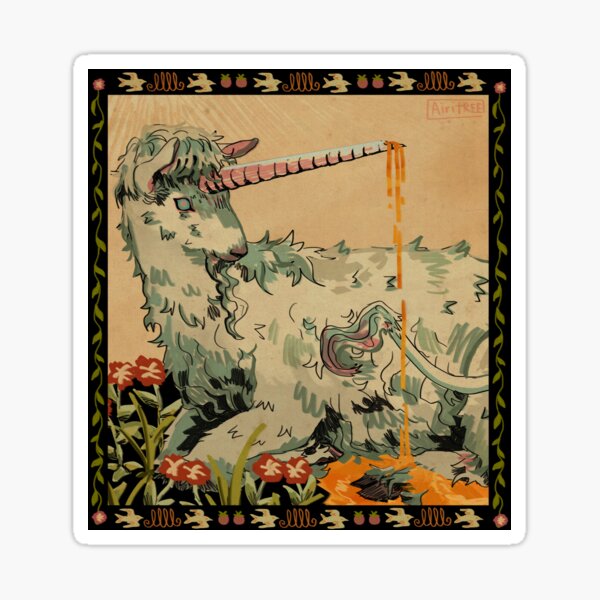 Item preview, Unicorn of The Meadow designed and sold by AiriTree.