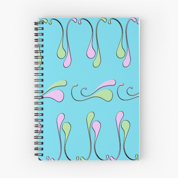 Item preview, Pastel de formas abstractas en azul designed and sold by Bargel.