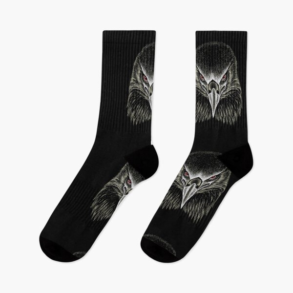 Item preview, AWESOME INTENSE EAGLE PORTRAIT bw designed and sold by THE AMERICAN TEEVANGELIST.