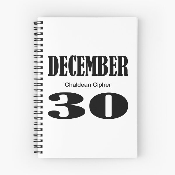 Item preview, December Chaldean Cipher 30 designed and sold by Scrambledwords.
