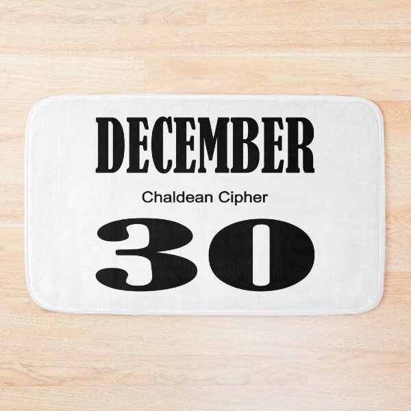 Item preview, December Chaldean Cipher 30 designed and sold by Scrambledwords.