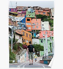 Comuna 13 - Medellin, Kolumbien Poster