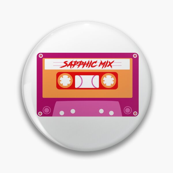 Item preview, Lesbian Cassette - Sapphic Mix designed and sold by redfeatherone.