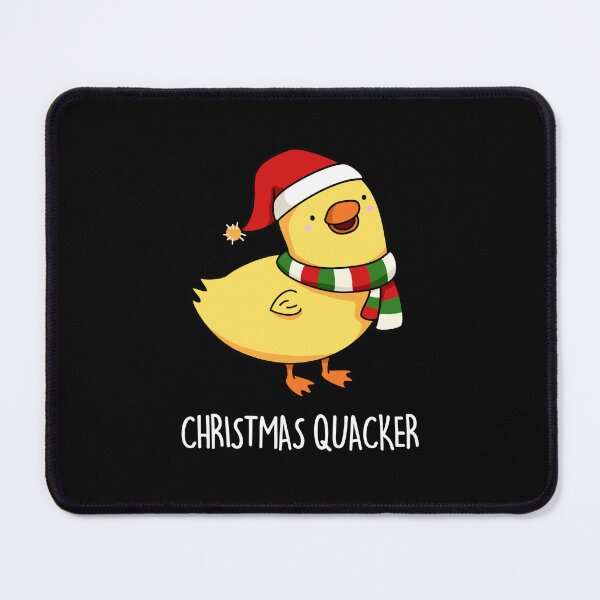 Item preview, Christmas Quacker Funny Duck Puns (Dark BG) designed and sold by punnybone.