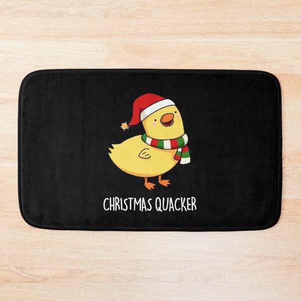 Item preview, Christmas Quacker Funny Duck Puns (Dark BG) designed and sold by punnybone.