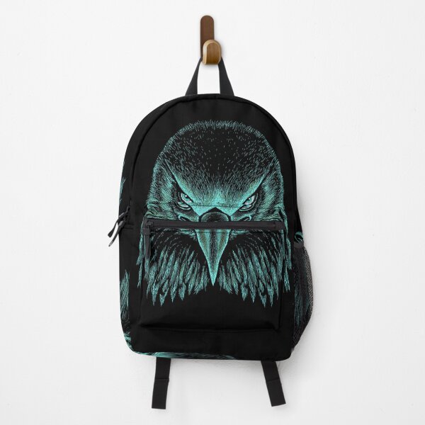 Item preview, AWESOME INTENSE EAGLE PORTRAIT teal designed and sold by THE AMERICAN TEEVANGELIST.