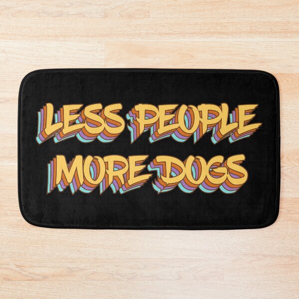 Item preview, less people more dogs sticker, Rescue dog Sticker Laptop Decals, inspirational for Water Bottles and Laptops designed and sold by TomorrowQuotes.